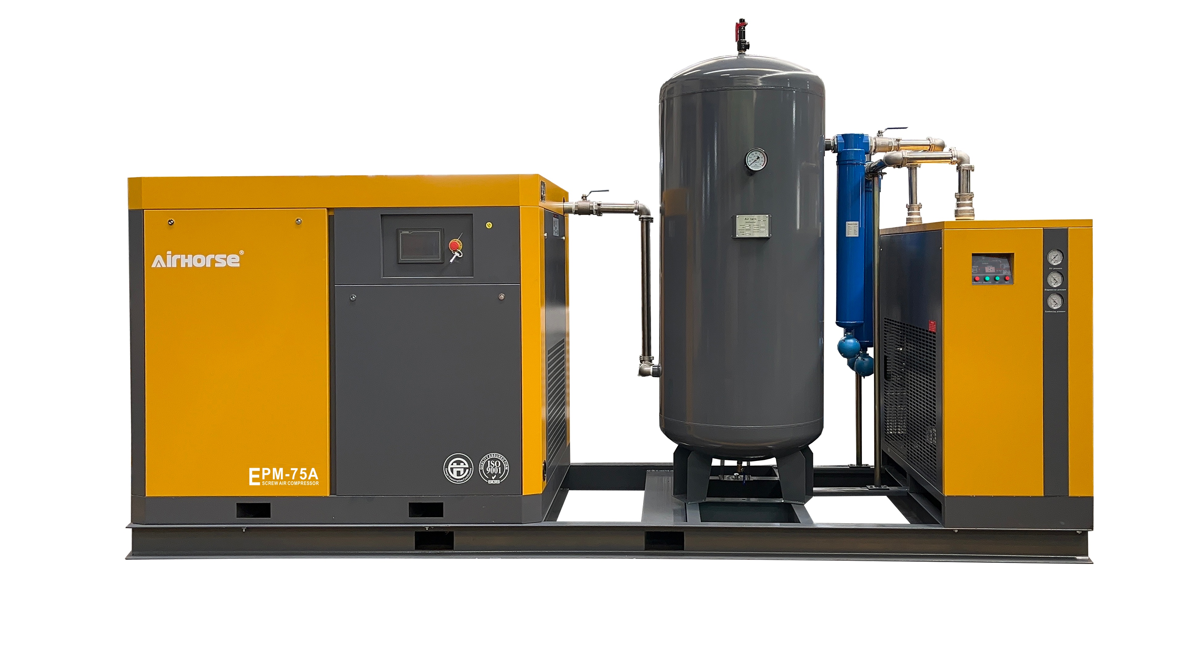 Skid-Mounted Air Compressor 30-100HP