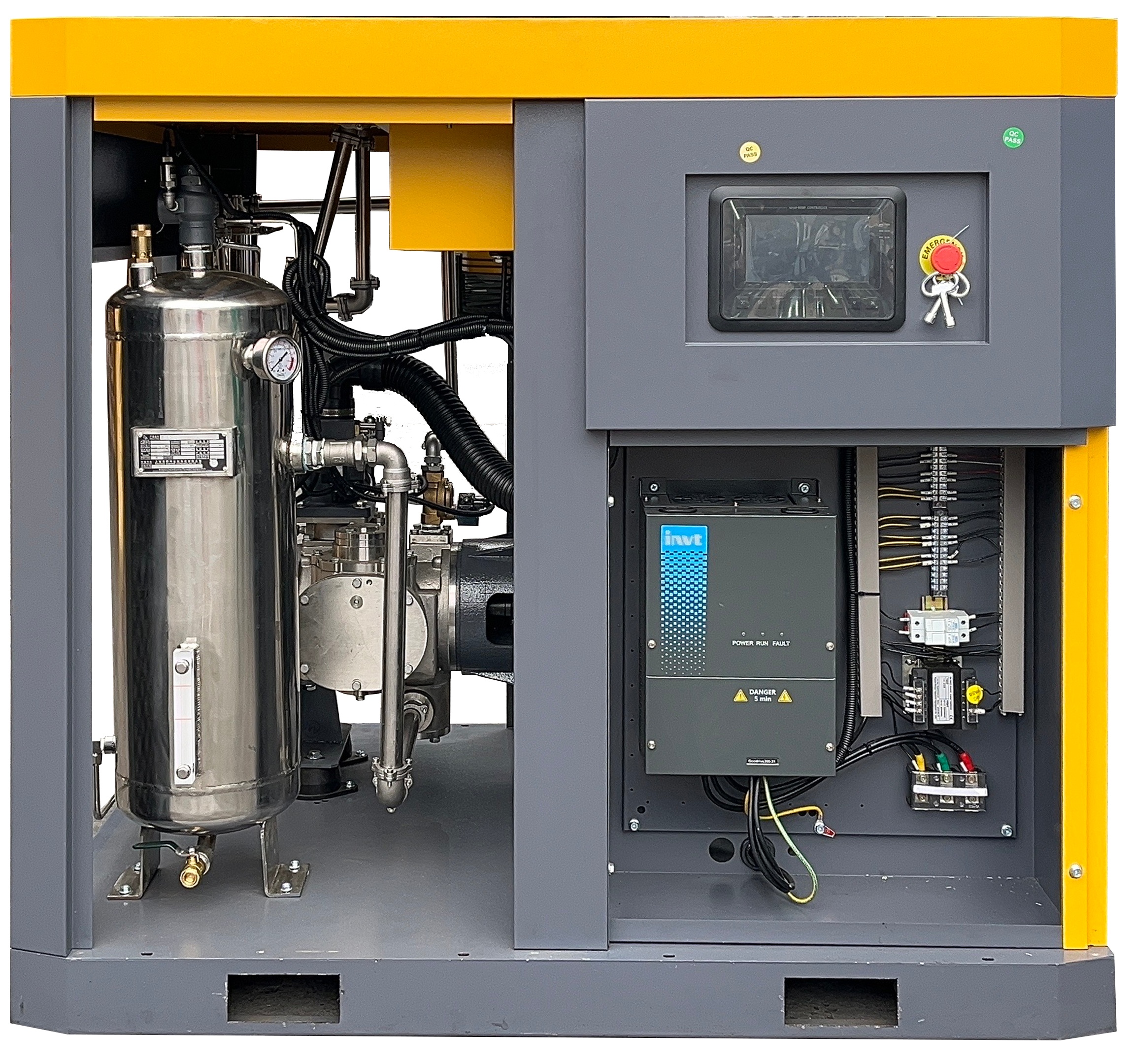 Oil Free Screw Air Compressor 10-420HP