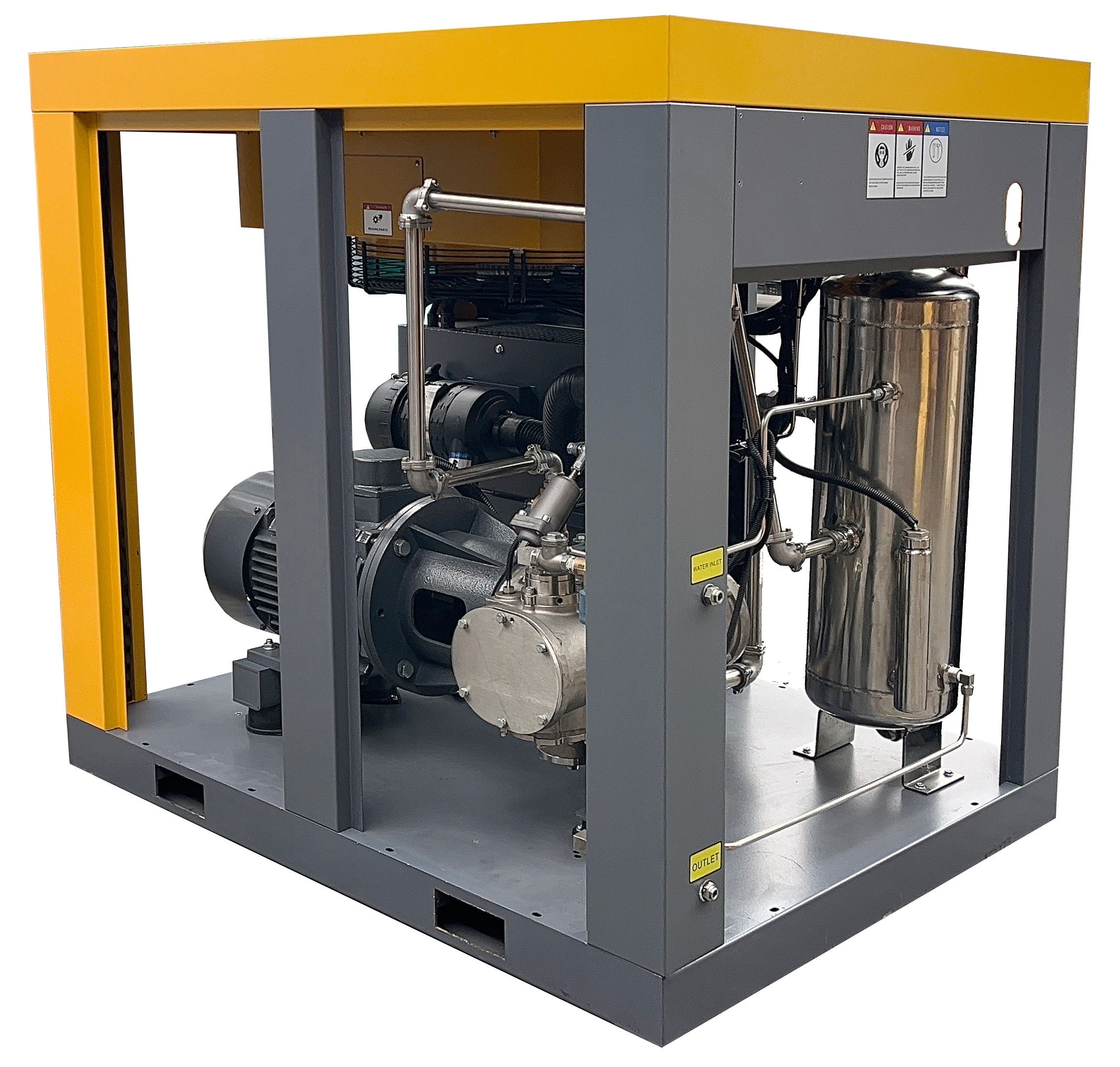 Oil Free Screw Air Compressor 10-420HP