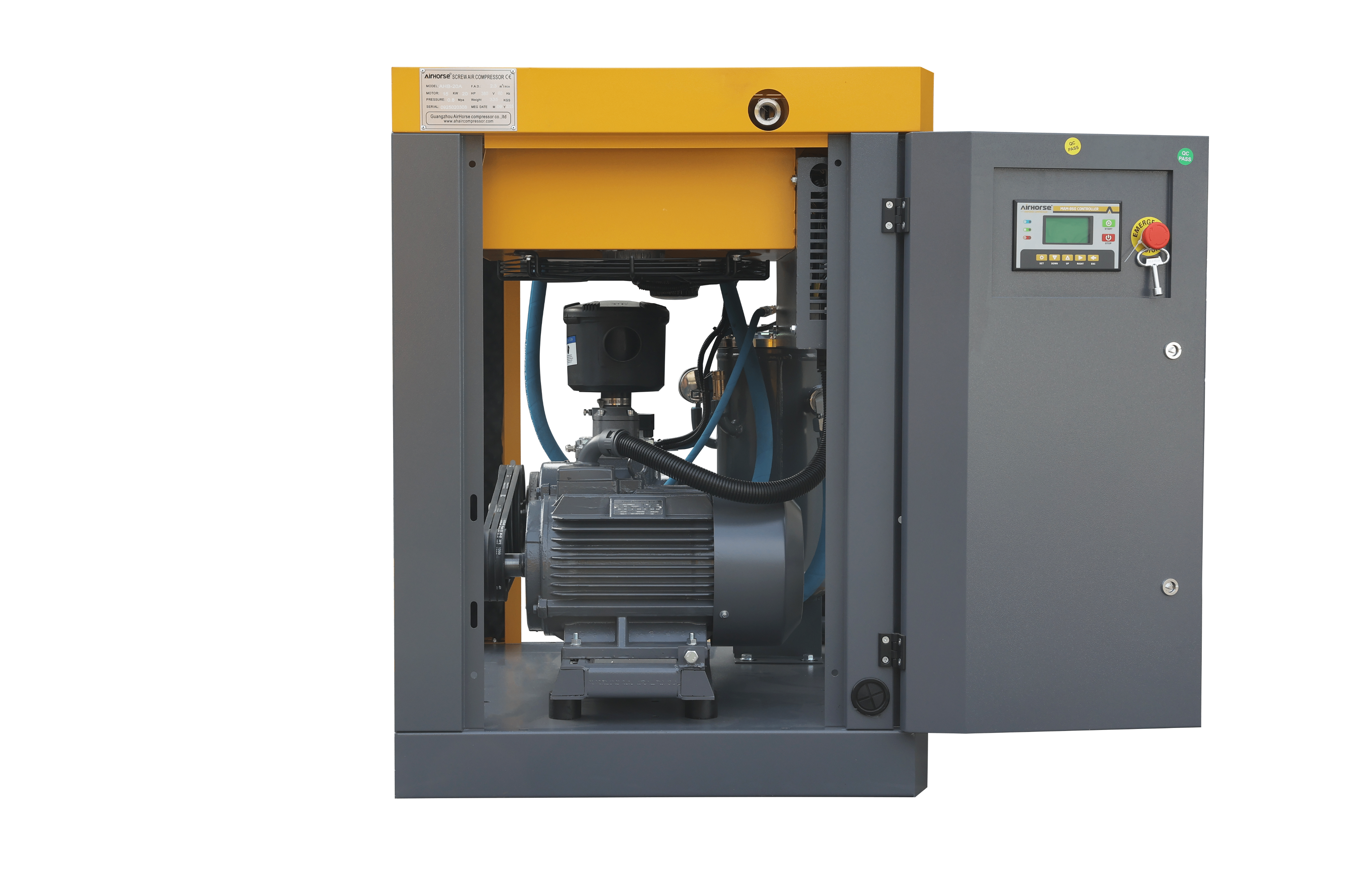 Belt Driven Screw Air Compressor 5-20HP