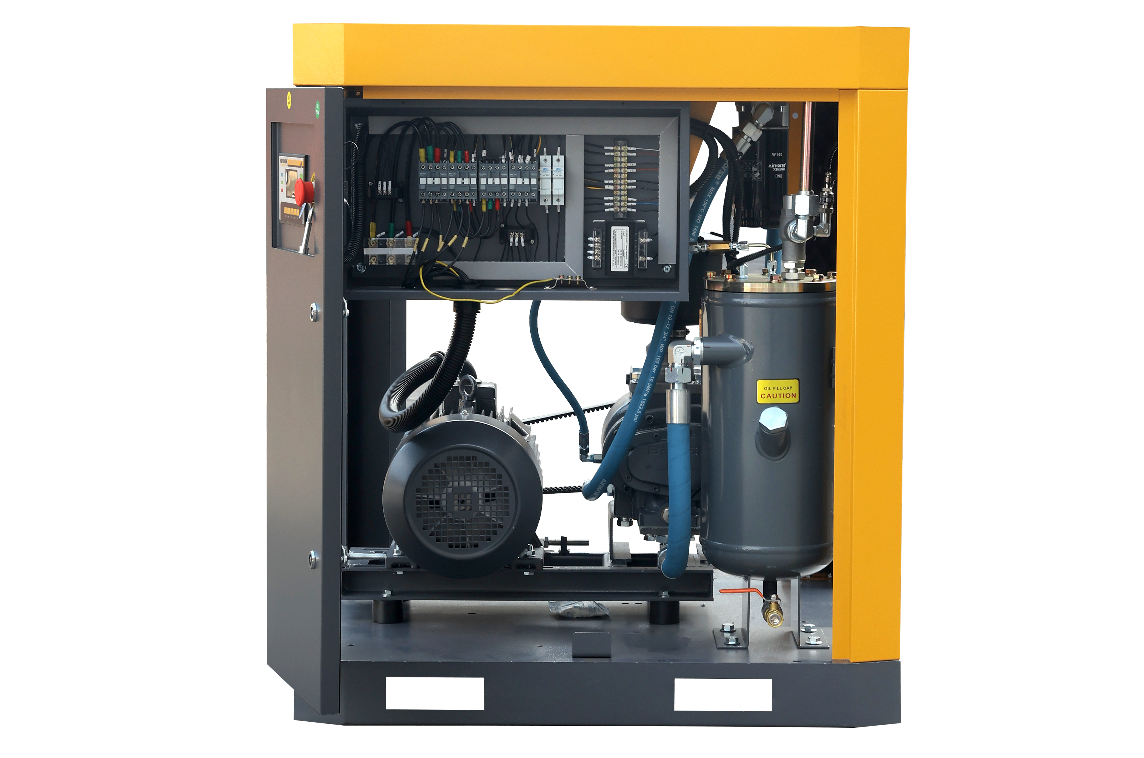 Belt Driven Screw Air Compressor 5-20HP