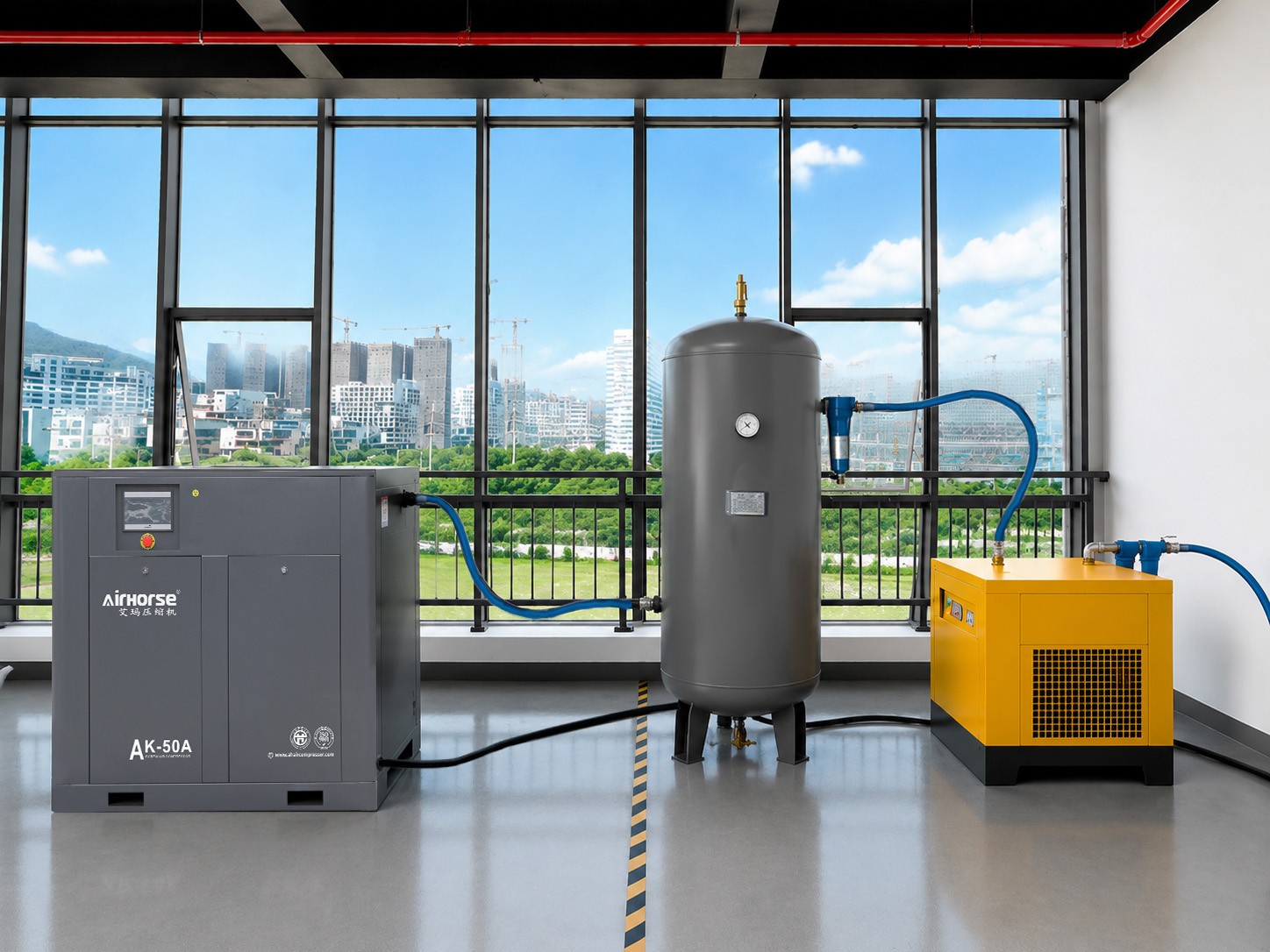 AirHorse 37kW PM Screw Air Compressor Boosts Efficiency